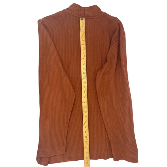 The Territory Ahead Pullover Quarter Button Orange Men's XL - Picture 5 of 6